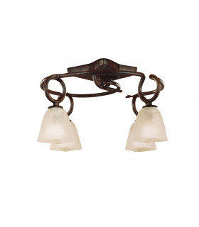 (0001 002) Oberture Ceiling 4 Light E14 Brown/Black Oxide-1
