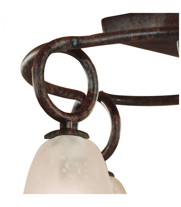 (0001 002) Oberture Ceiling 4 Light E14 Brown/Black Oxide-4