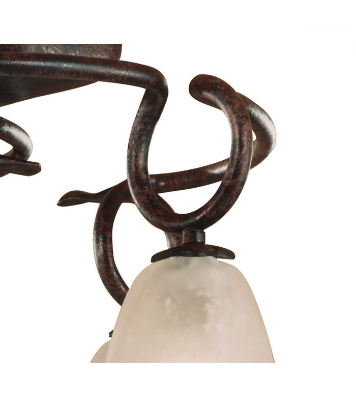 (0001 002) Oberture Ceiling 4 Light E14 Brown/Black Oxide-6