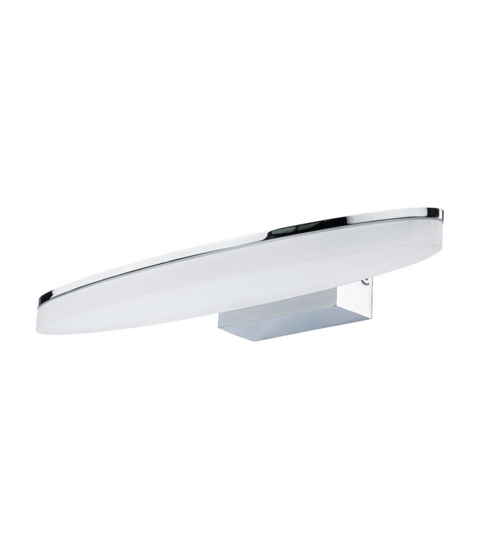 Ola Wall Lamp 6W LED Oval 3000K IP44 450lm Polished Chrome/Frosted Acrylic 3yrs Warranty-1