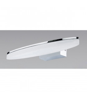 Ola Wall Lamp 6W LED Oval 3000K IP44 450lm Polished Chrome/Frosted Acrylic 3yrs Warranty-2
