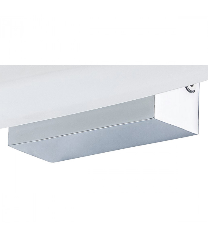 Ola Wall Lamp 6W LED Oval 3000K IP44 450lm Polished Chrome/Frosted Acrylic 3yrs Warranty-4