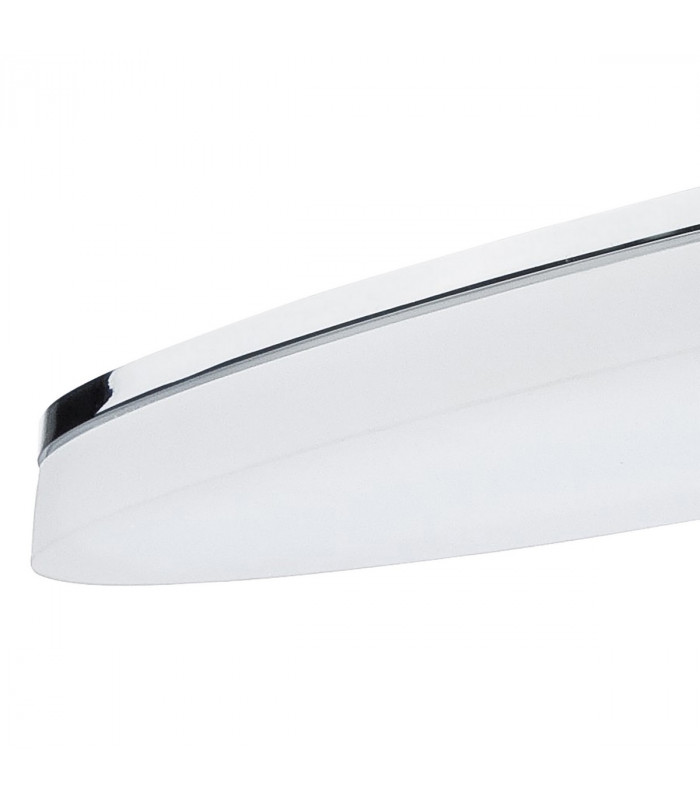 Ola Wall Lamp 6W LED Oval 3000K IP44 450lm Polished Chrome/Frosted Acrylic 3yrs Warranty-5