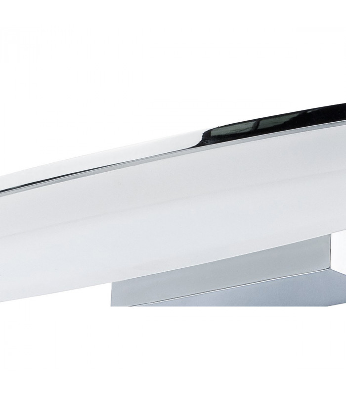 Ola Wall Lamp 6W LED Oval 3000K IP44 450lm Polished Chrome/Frosted Acrylic 3yrs Warranty-6