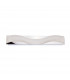 Ola Wall Lamp 7W LED Large Wave 3000K IP44 630lm Polished Chrome/Frosted Acrylic 3yrs Warranty-1