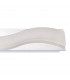 Ola Wall Lamp 7W LED Large Wave 3000K IP44 630lm Polished Chrome/Frosted Acrylic 3yrs Warranty-5