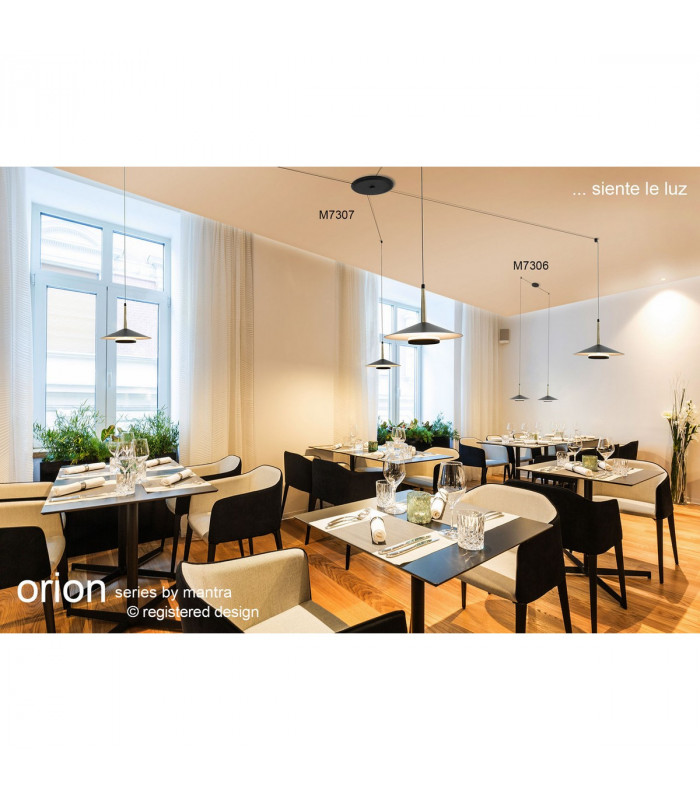 Orion Ceiling 40cm Round 20W LED 3000K 1400lm Gold Leaf/Black 3yrs Warranty-6