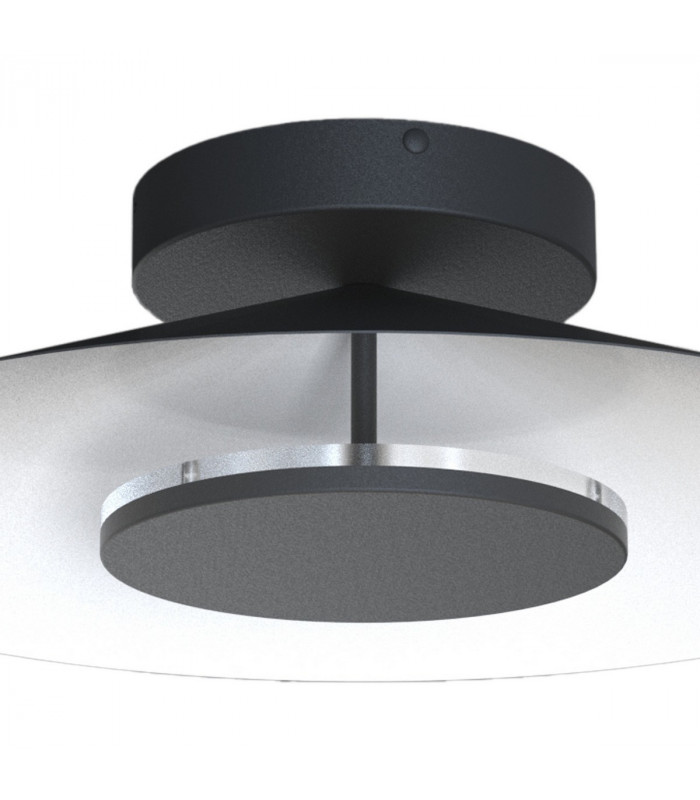 Orion Ceiling 25cm Round 8W LED 3000K 560lm White/Black 3yrs Warranty-9
