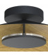 Orion Ceiling 55cm Round 24W LED 3000K 1680lm Wood/Black 3yrs Warranty-8