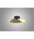 Orion Ceiling 25cm Round 8W LED 3000K 560lm Gold Leaf/Black 3yrs Warranty-2