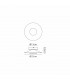 Orion Ceiling 25cm Round 8W LED 3000K 560lm Gold Leaf/Black 3yrs Warranty-9