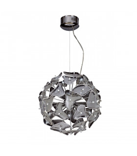 Otto Pendant 41 Light G4 Sphere, Polished Chrome/Frosted Glass, NOT LED/CFL Compatible