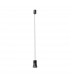 Pagoda Pendant 1 Light GU10 Black-3