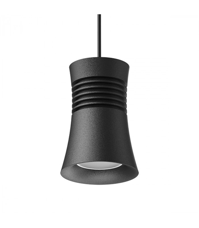 Pagoda Pendant 1 Light GU10 Black-6