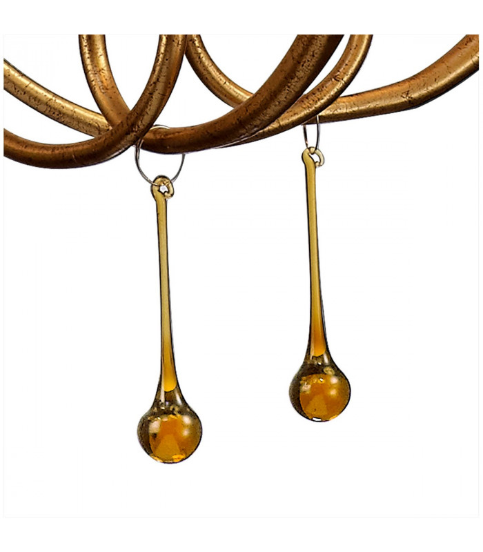Paola Pendant 70cm Round 5 x E14 (Max 40W) Gold Painting Black Shades-8