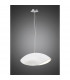 Pasion Rectangular Pendant 4 Light E27 Gloss White/White Acrylic/Polished Chrome CFL Lamps INCLUDED-2