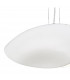 Pasion Rectangular Pendant 4 Light E27 Gloss White/White Acrylic/Polished Chrome CFL Lamps INCLUDED-4