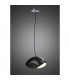 Pasion Rectangular Pendant 3 Light E27 Gloss Black/White Acrylic/Polished Chrome CFL Lamps INCLUDED-2