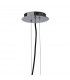 Pasion Rectangular Pendant 3 Light E27 Gloss Black/White Acrylic/Polished Chrome CFL Lamps INCLUDED-7