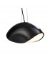 Pasion Rectangular Pendant 3 Light E27 Gloss Black/White Acrylic/Polished Chrome CFL Lamps INCLUDED-8