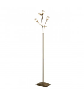 Pietra Floor Lamp 4 Light G9 Antique Brass NOT LED/CFL Compatible-1