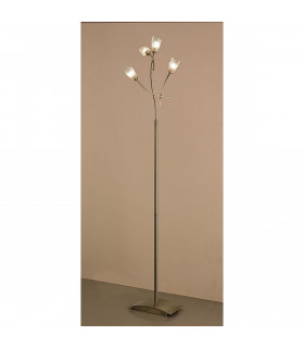 Pietra Floor Lamp 4 Light G9 Antique Brass NOT LED/CFL Compatible-2