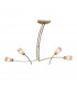 Pietra Linear Pendant 2 Arm 4 Light G9 Antique Brass-1