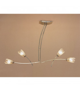 Pietra Linear Pendant 2 Arm 4 Light G9 Antique Brass-2