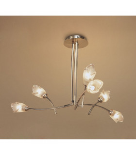 Pietra Pendant 3 Arm 6 Light G9 Antique Brass-2