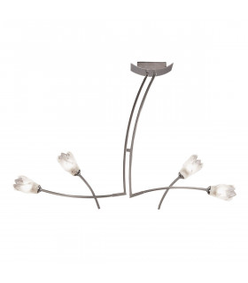 Pietra Linear Pendant 2 Arm 4 Light G9 Polished Chrome-1