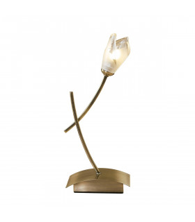 Pietra Table Lamp 1 Light G9 Antique Brass-1