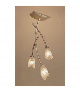 Pietra Ceiling 3 Light G9 Antique Brass-2