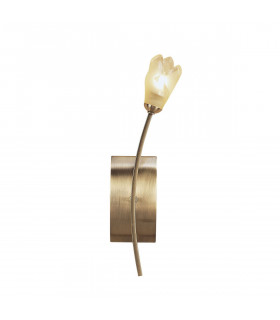 Pietra Wall Lamp Switched 1 Light G9 Antique Brass-1