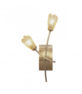 Pietra Wall Lamp Switched 2 Light G9 Antique Brass-1