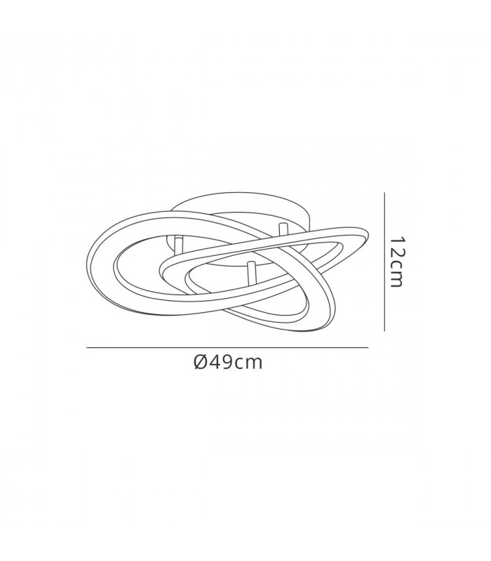 Planet Ceiling 40W LED 3000K 1800lm White 3yrs Warranty-8