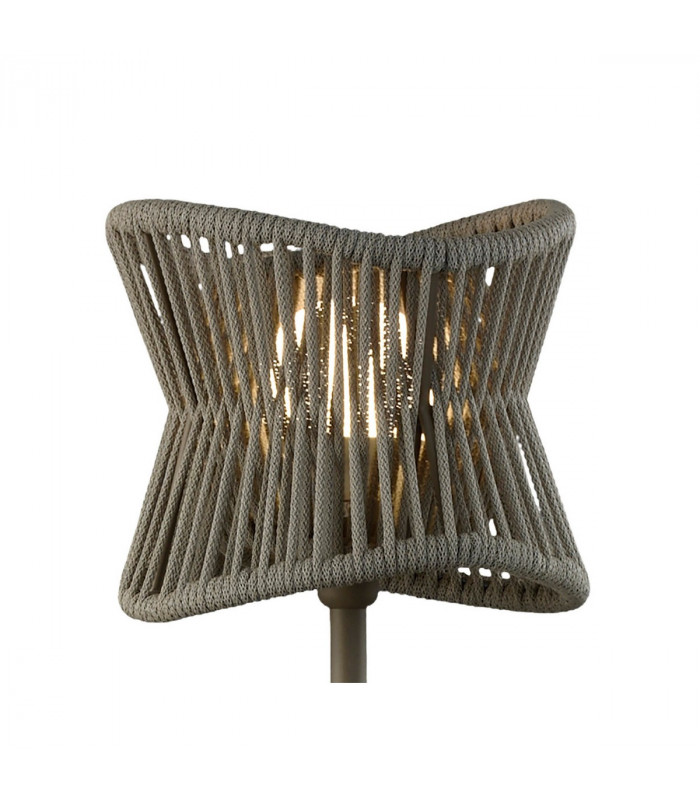 Polinesia Floor Lamp, 1 x E27, IP44, Beige Oscu, 2yrs Warranty