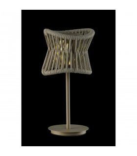 Polinesia 19cm Table Lamp, 2W LED, 3000K, 170lm, IP44, Beige Oscu, 2yrs Warranty