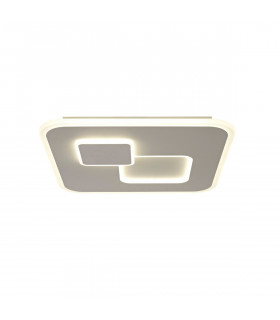 Quad Ceiling 46cm Square 50W LED 3000-6000K Tuneable, 3200lm, Remote Control White, 3yrs Warranty