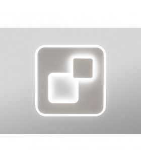 Quad Ceiling 46cm Square 50W LED 3000-6000K Tuneable, 3200lm, Remote Control White, 3yrs Warranty
