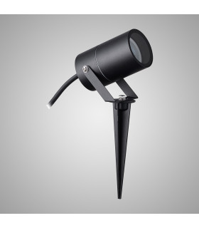Quebec Spike/Wall Light 1 x GU10 IP65 Black 2yrs Warranty-2