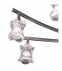 Rosa Del Desierto Telescopic Pendant 8 Light G9 Satin Nickel-6