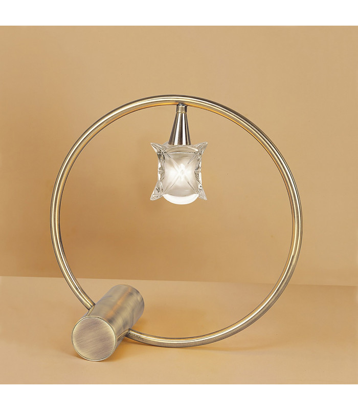 Rosa Del Desierto Table Lamp 1 Light G9 Antique Brass-2