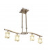 Rosa Del Desierto Telescopic Linear Pendant Line 4 Light G9 Antique Brass-1