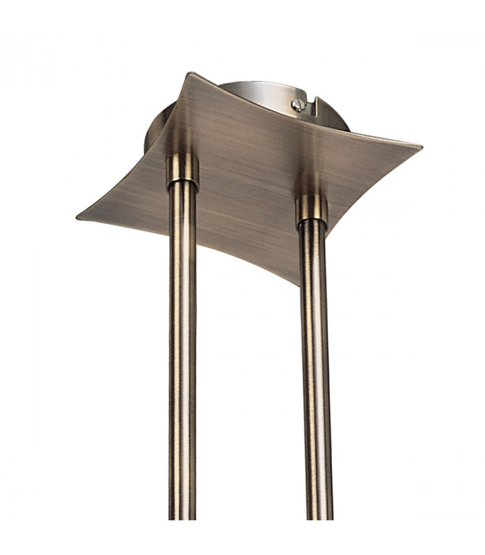 Rosa Del Desierto Telescopic Linear Pendant Line 4 Light G9 Antique Brass-3