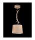 Sabina Pendant 30cm Round 1 x E27 (Max 20W) Imitation Wood Linen Shade-2