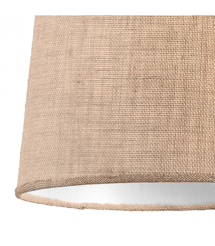 Sabina Pendant 30cm Round 1 x E27 (Max 20W) Imitation Wood Linen Shade-10