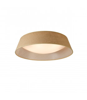 Sabina Ceiling 5 x E27 (Max 20W) Brown Linen Shade/White Acrylic-1