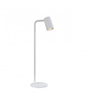 Sal Tall Table Lamp With Inline Switch 1 Light GU10 Sand White-1