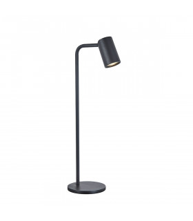 Sal Tall Table Lamp With Inline Switch 1 Light GU10 Sand Black-1