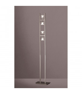 Salomon Floor Lamp 4 Light G9 Satin Nickel NOT LED/CFL Compatible-2